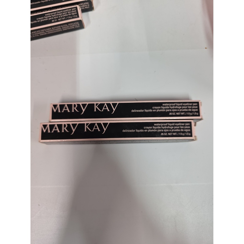 Set Of 2 Mary Kay Waterproof Liquid Eyeliner Pen 1.5 G Intense Black